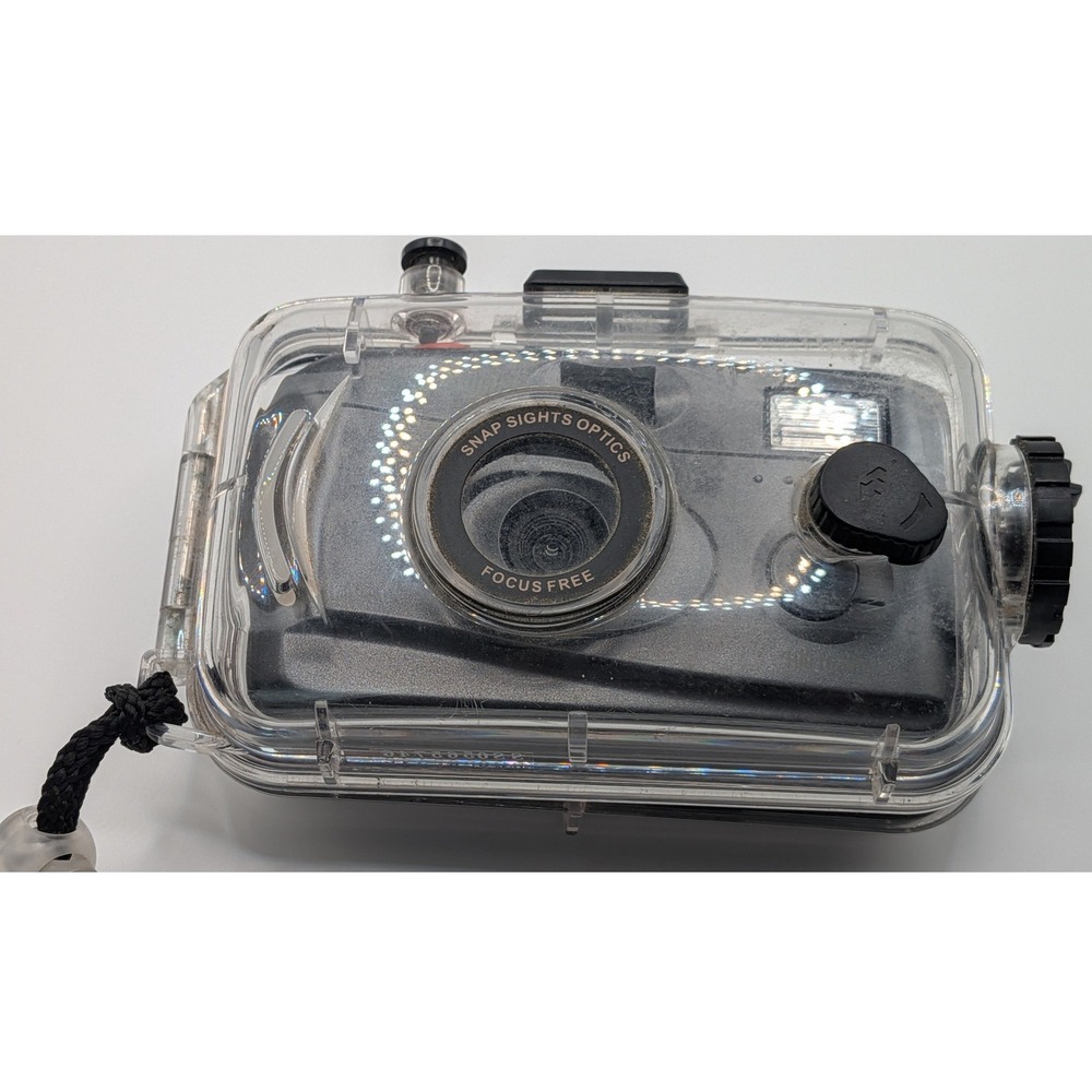 Snap Sights Underwater Film Camera Unisex OS Black 35mm 100ft Waterproof Case